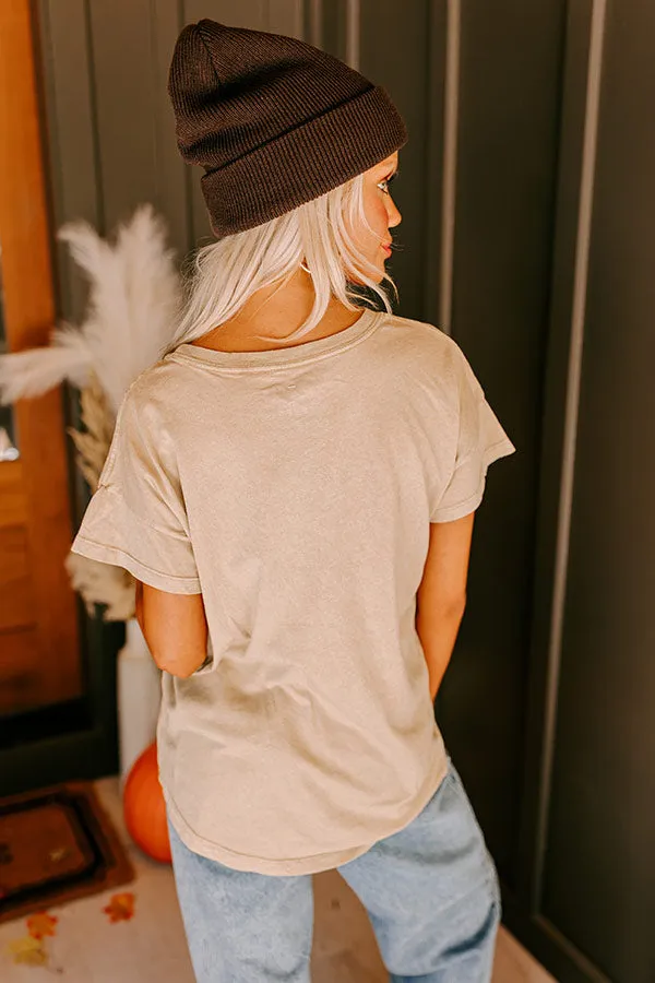 Good Behavior Graphic Tee In Iced Latte sold by Impressions product image thumbnail 3