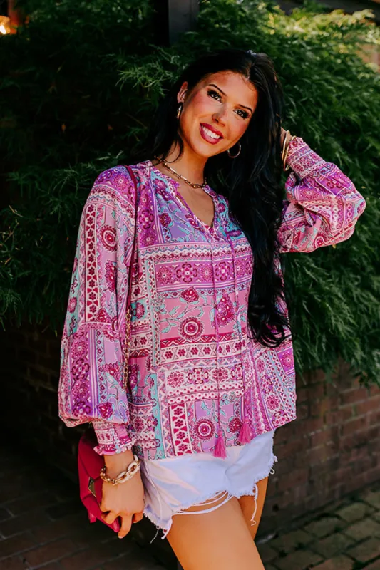 Gentle Heart Shift Top sold by Impressions
