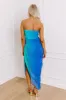 Santorini Moment Ruched Maxi Dress sold by Impressions