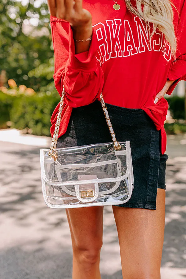 Under The Stadium Lights Clear Purse sold by Impressions