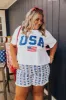 USA Pride Graphic Tee Curves sold by Impressions