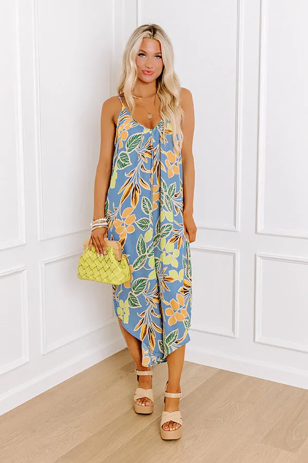 Vacay State Of Mind Jumpsuit in Airy Blue sold by Impressions