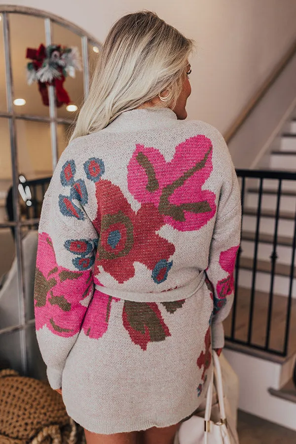 Merlot Snuggles Knit Cardigan in Birch sold by Impressions product image thumbnail 2