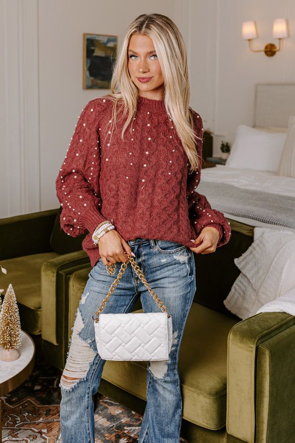 Sending Love To You Embellished Sweater sold by Impressions