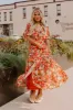 Fall Harvest Floral Maxi Dress Curves sold by Impressions