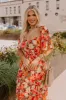 Fall Harvest Floral Maxi Dress Curves sold by Impressions