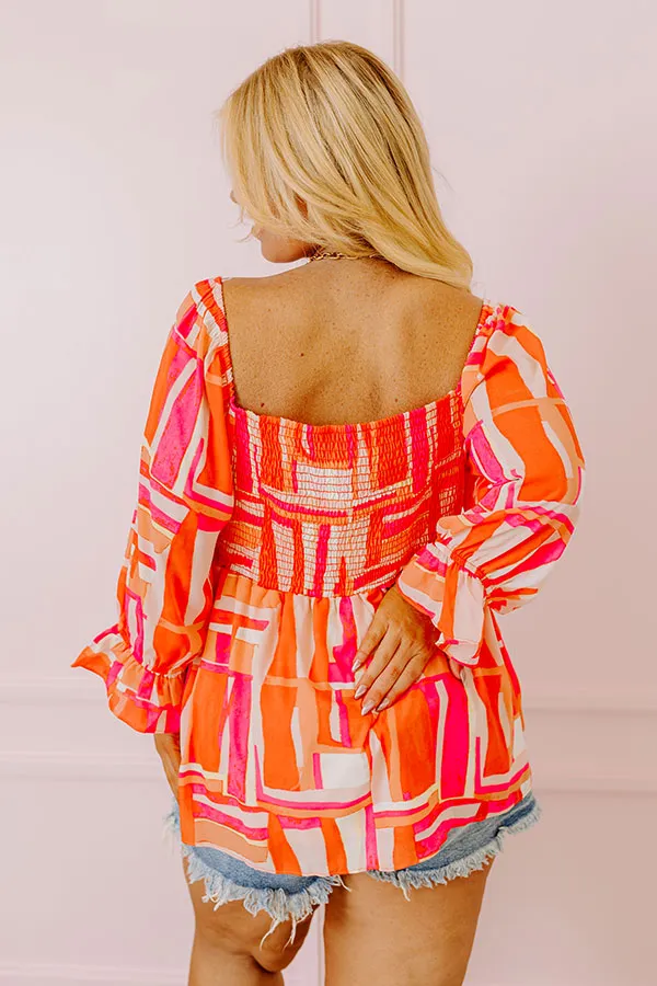 Moving To The Keys Top In Tangerine Curves sold by Impressions product image thumbnail 4
