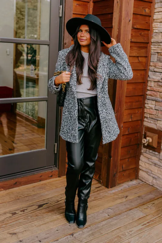 Escape The Chill Sherpa Coat In Black sold by Impressions
