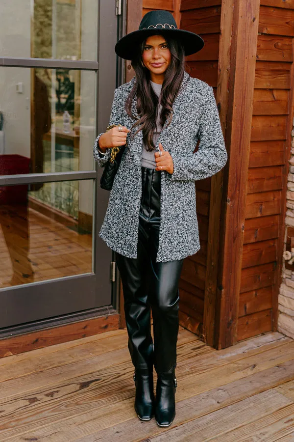 Escape The Chill Sherpa Coat In Black sold by Impressions product image thumbnail 2