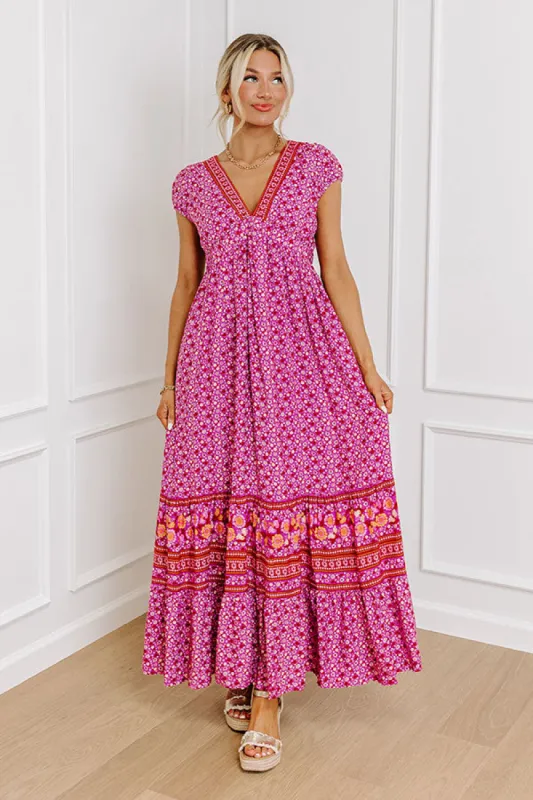 Hidden Garden Floral Maxi Dress sold by Impressions