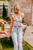 Feeling Chic Floral Peplum Top sold by Impressions