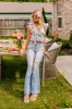 Feeling Chic Floral Peplum Top sold by Impressions