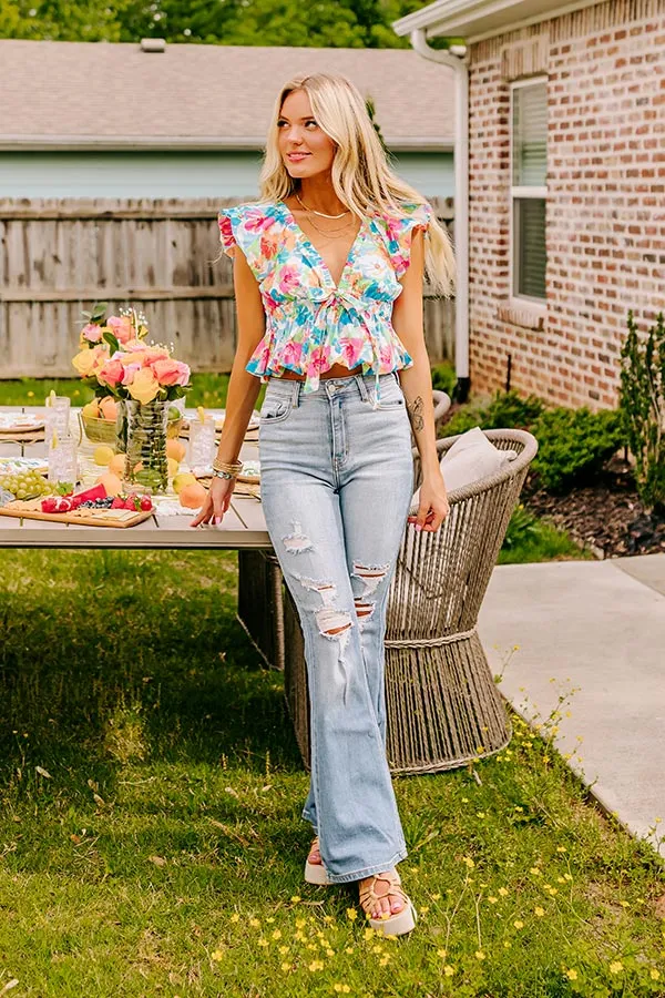 Feeling Chic Floral Peplum Top sold by Impressions product image thumbnail 2