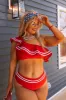 Living For Lake Life One Shoulder Bikini Top Curves sold by Impressions