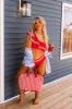 Living For Lake Life One Shoulder Bikini Top Curves sold by Impressions