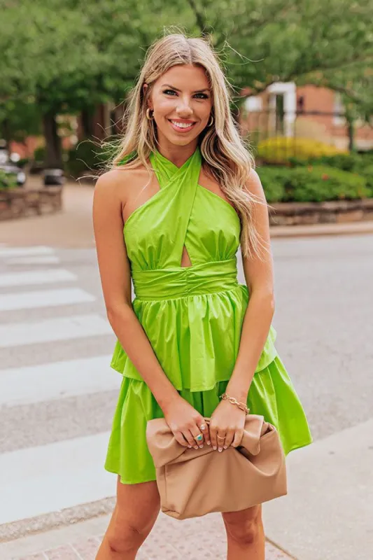 Outpost Halter Mini Dress sold by Impressions