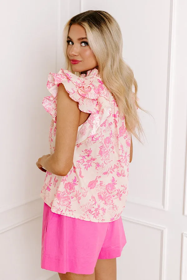 Spill The Tea Floral Top sold by Impressions product image thumbnail 2