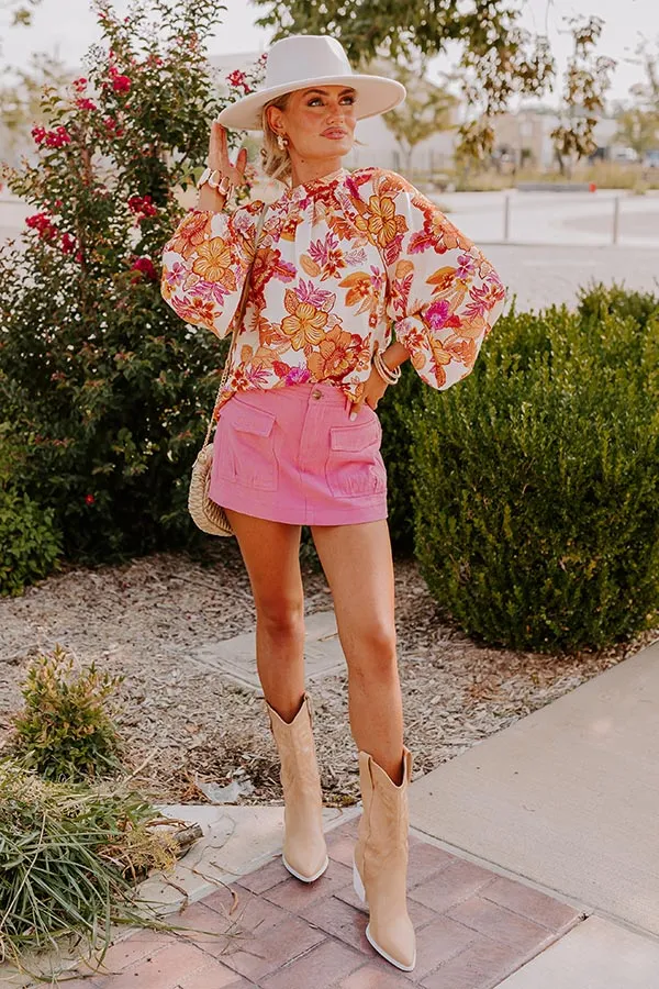 Feeling Posh Floral Top sold by Impressions product image thumbnail 2