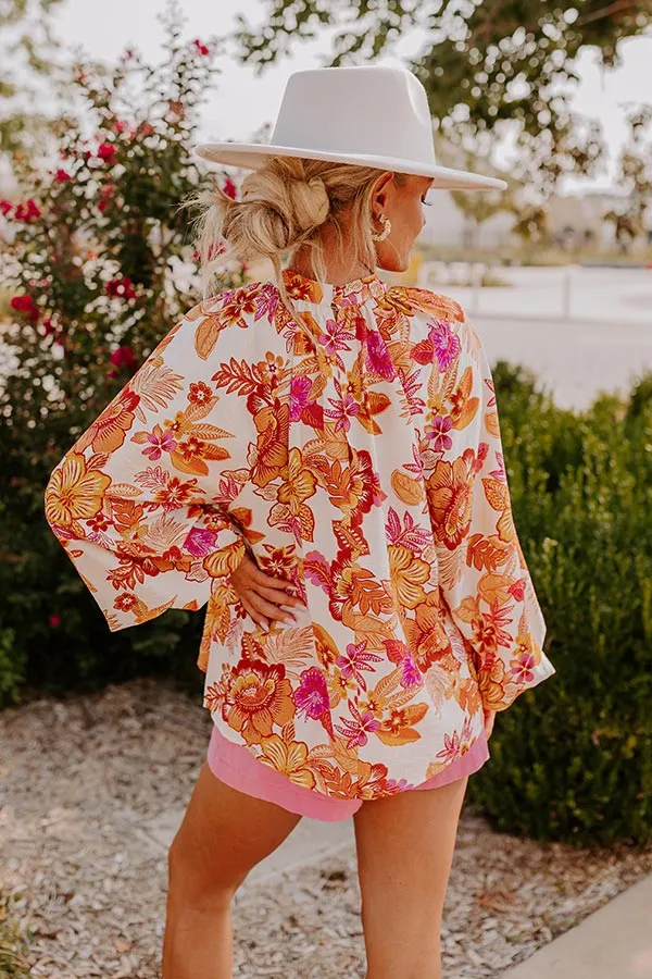 Feeling Posh Floral Top sold by Impressions product image thumbnail 5