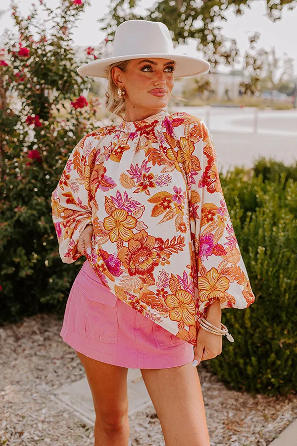 Feeling Posh Floral Top sold by Impressions product image thumbnail 3