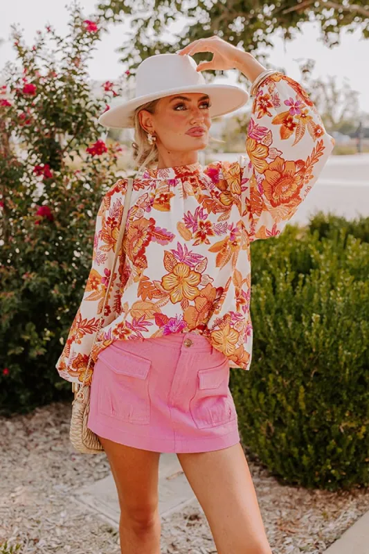 Feeling Posh Floral Top sold by Impressions