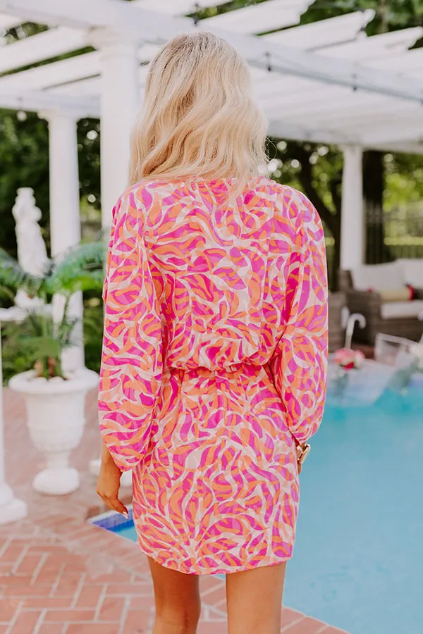 Manhattan Party Mini Dress in Violet sold by Impressions product image thumbnail 5