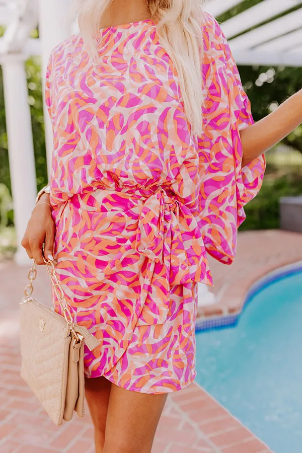 Manhattan Party Mini Dress in Violet sold by Impressions product image thumbnail 3