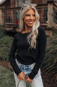 Casually Yours Cut Out Sweater In Black sold by Impressions