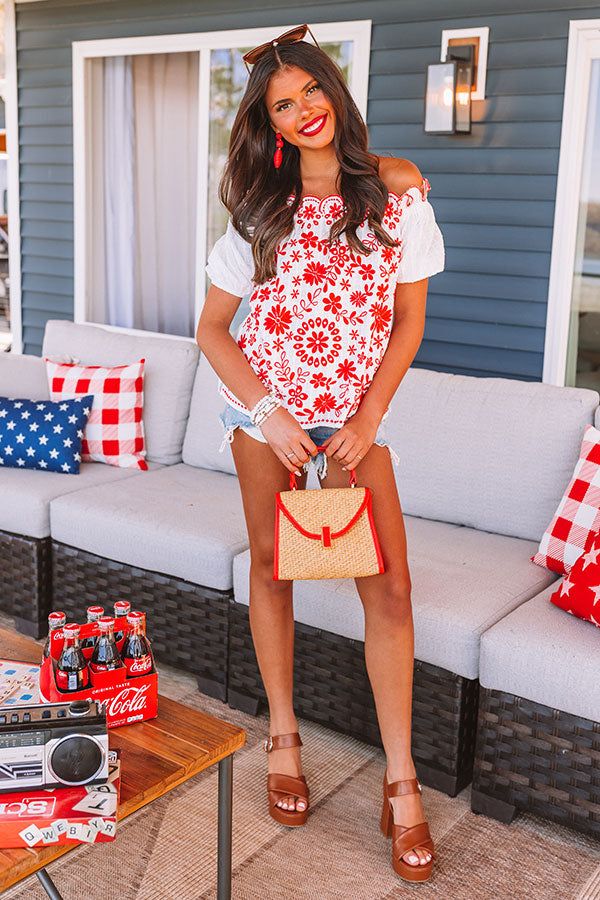 Vacay Needed Embroidered Top sold by Impressions product image thumbnail 5