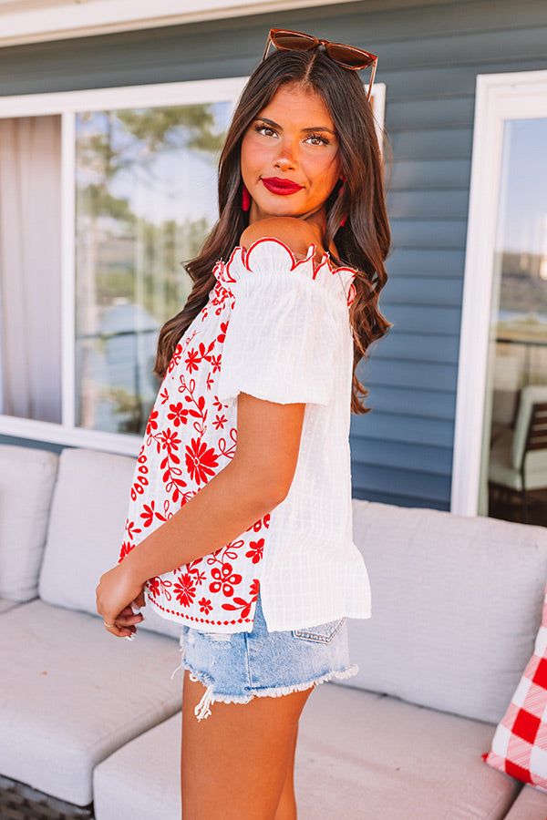 Vacay Needed Embroidered Top sold by Impressions product image thumbnail 2