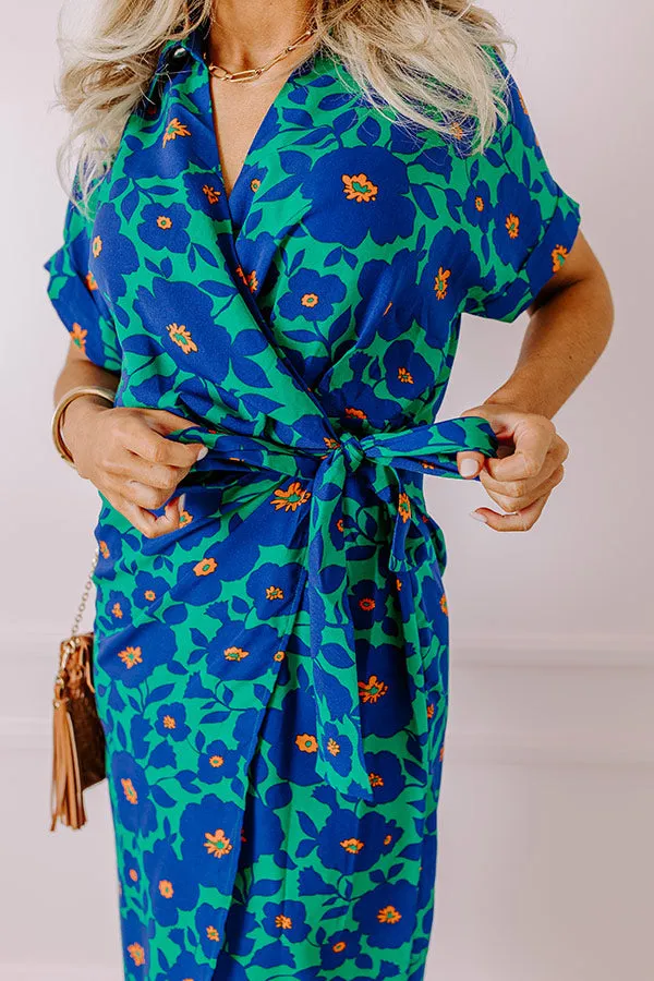 Botanical Garden Wrap Midi in Green sold by Impressions product image thumbnail 2