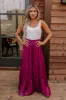 Caught Crushing High Waist Pants In Fuchsia sold by Impressions