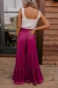 Caught Crushing High Waist Pants In Fuchsia sold by Impressions