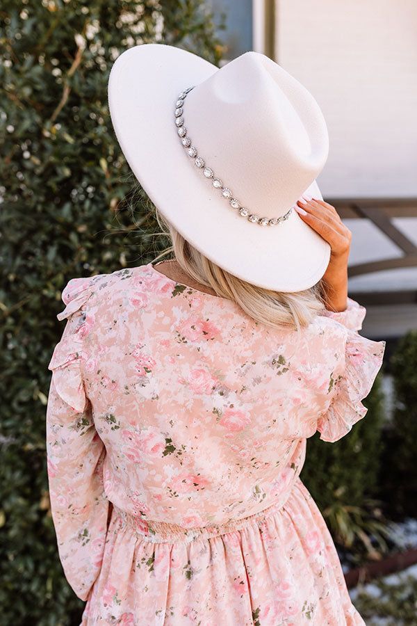 Mostly In Love Felt Fedora In Ivory sold by Impressions product image thumbnail 4