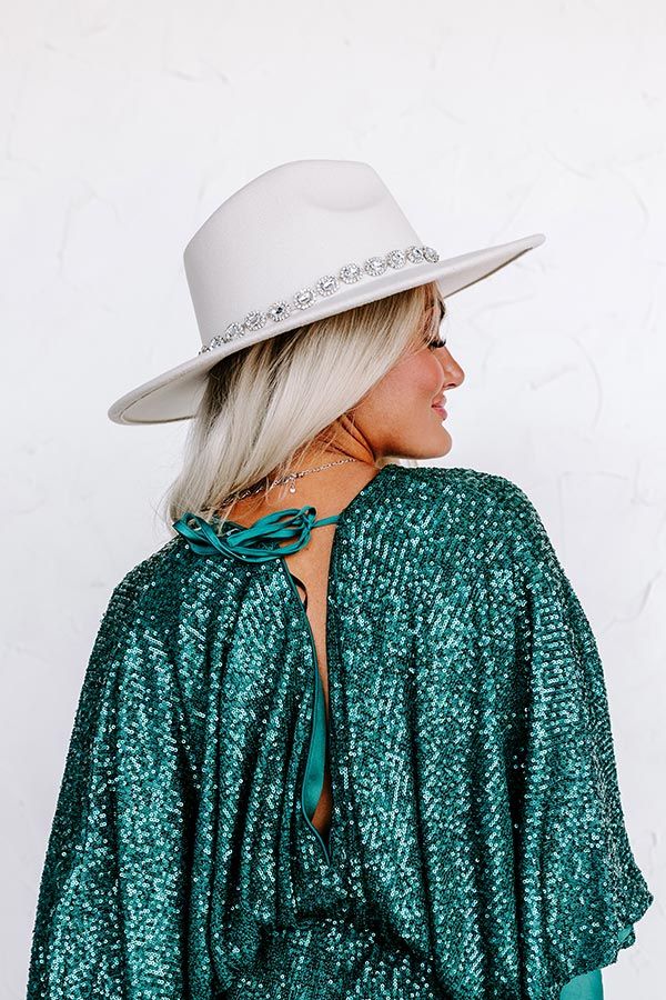 Mostly In Love Felt Fedora In Ivory sold by Impressions product image thumbnail 3