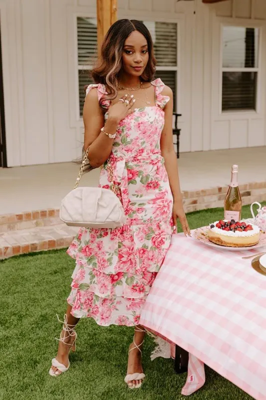 Serenity Song Floral Midi sold by Impressions