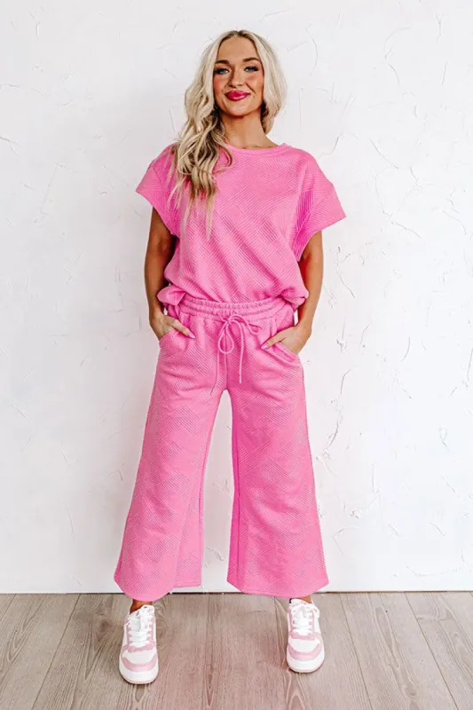 Lattes First High Waist Trousers in Bubblegum Pink sold by Impressions