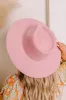 Chic and Charm Felt Fedora in Blush sold by Impressions