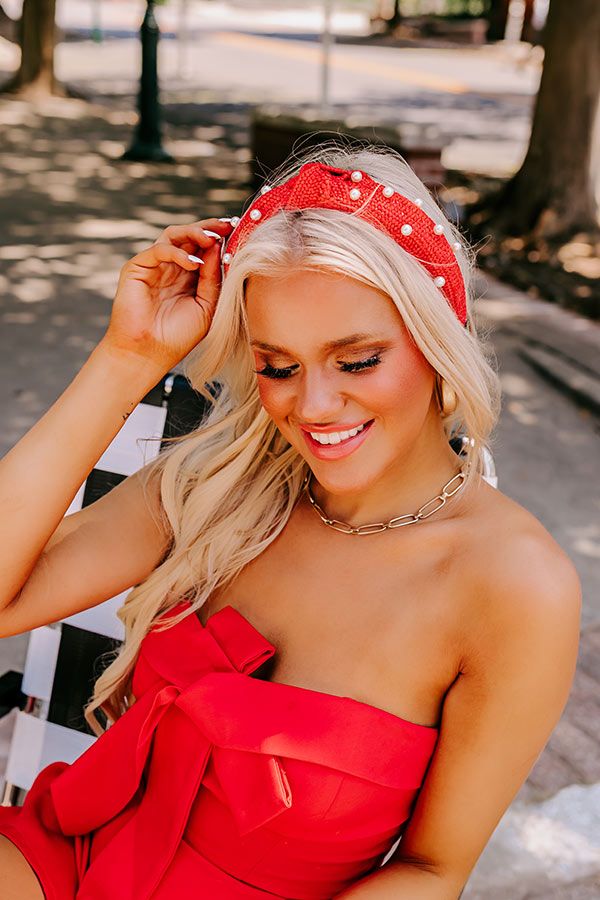 Top Of The Charts Embellished Woven Headband sold by Impressions