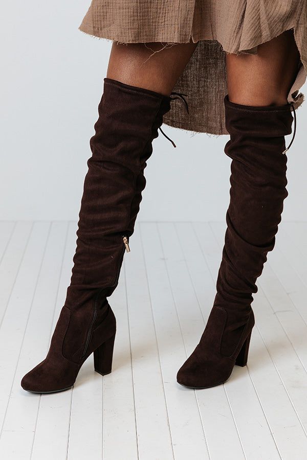 The Charleston Thigh High Boot In Chestnut sold by Impressions product image thumbnail 5