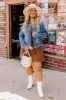 Risen The Emilia Distressed Denim Jacket Curves sold by Impressions