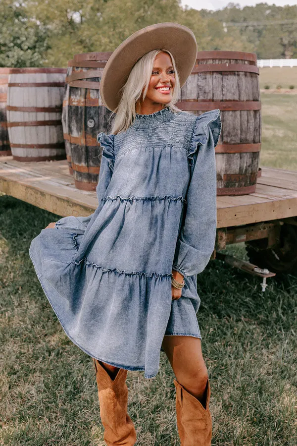 With You Always Chambray Dress sold by Impressions product image thumbnail 5