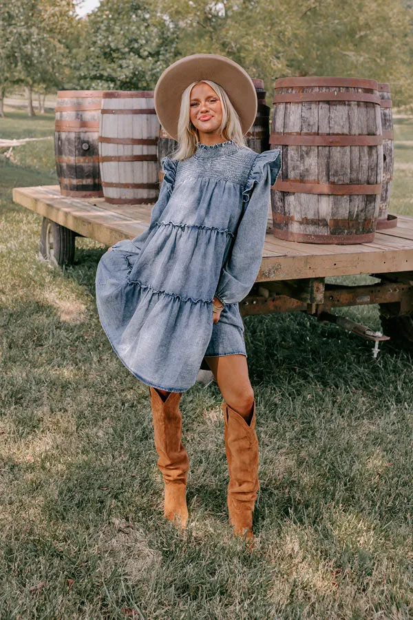 With You Always Chambray Dress sold by Impressions product image thumbnail 4