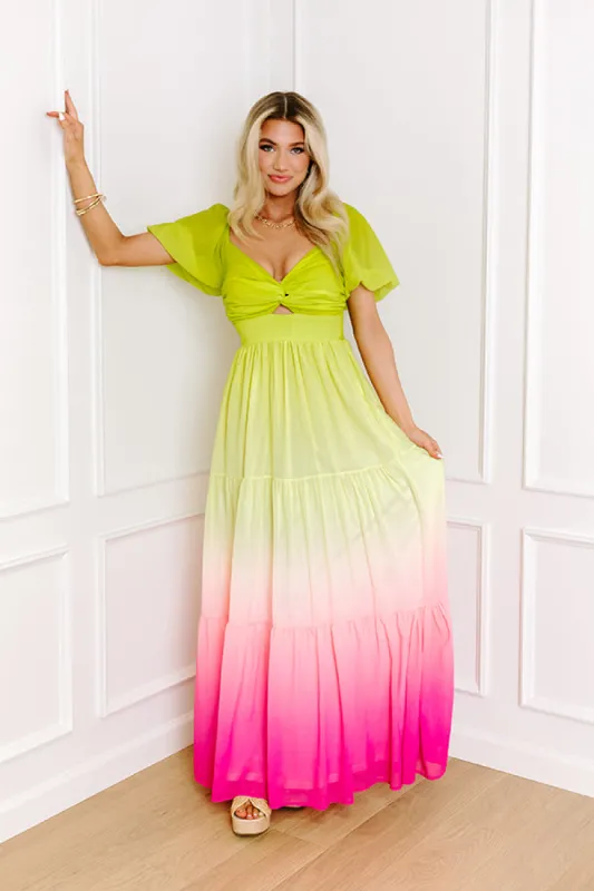 Vibrant Vista Ombre Maxi Dress sold by Impressions