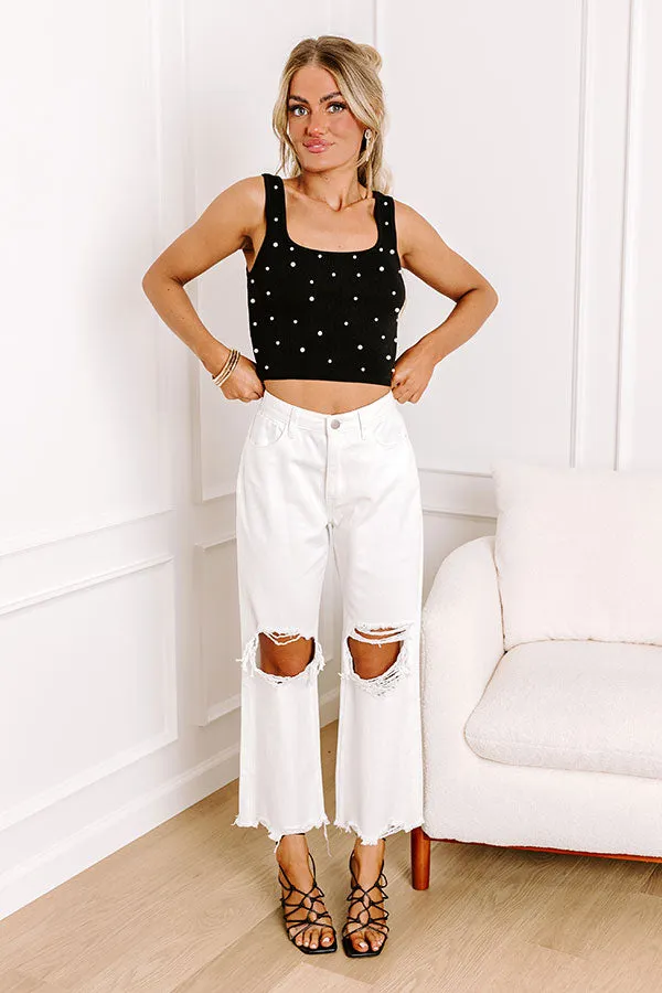 Final Touch Embellished Tank in Black sold by Impressions product image thumbnail 2