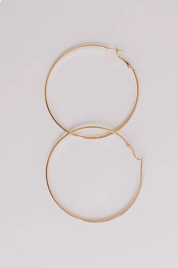 Cue The Chic Hoop Earrings sold by Impressions product image thumbnail 2