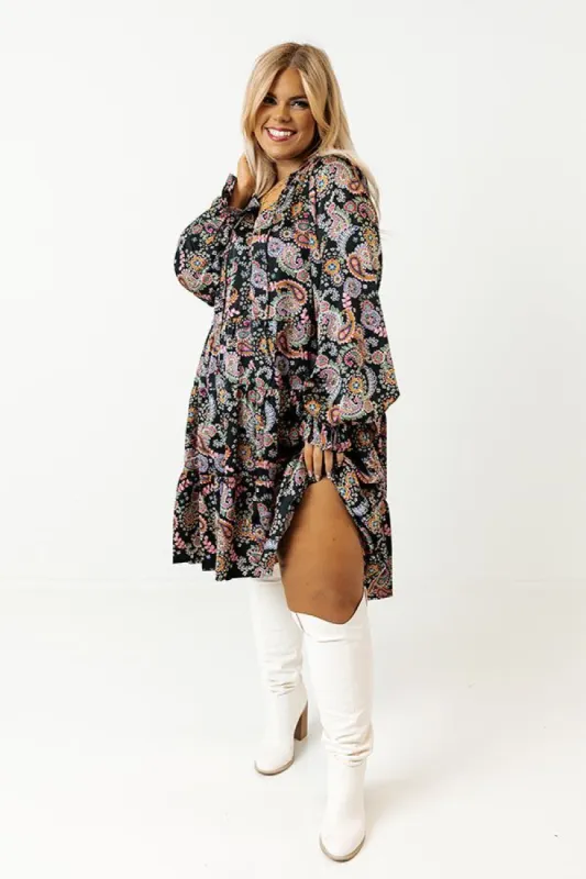 Uptown Night Out Shift Dress Curves sold by Impressions