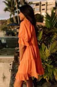 Light Of My Life Shift Dress In Orange sold by Impressions