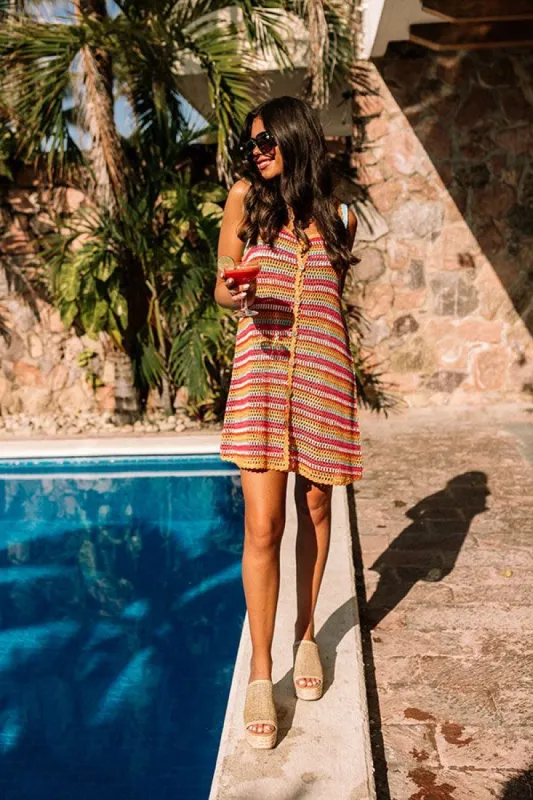 Sweet Sunshine Crochet Dress sold by Impressions