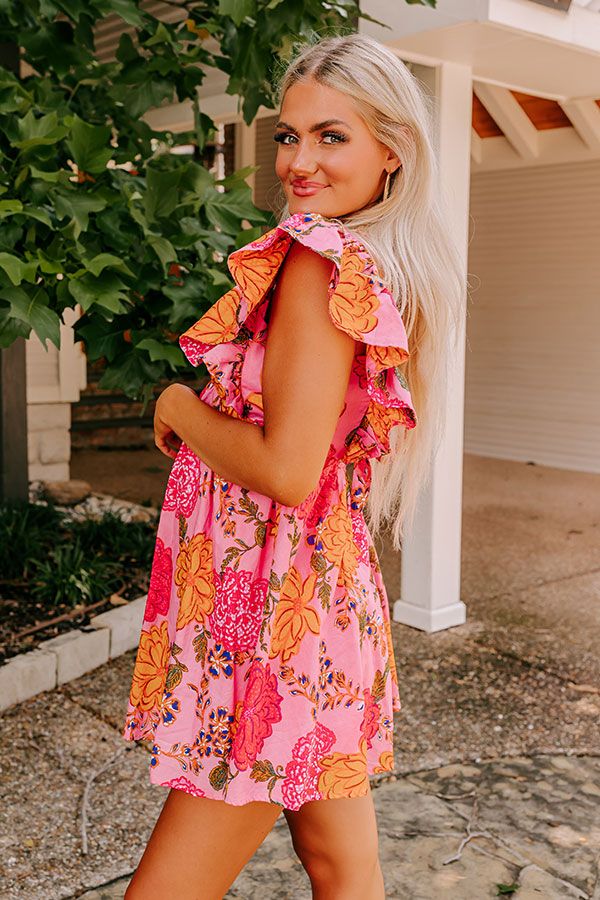 Island Lover Floral Mini Dress sold by Impressions product image thumbnail 5